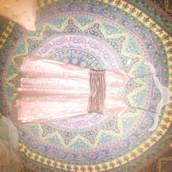 Pretty In Pink😘 Size 1/2 pink & brown Minidress - Picture 7 of 8